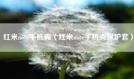 红米note手机壳（红米note手机壳保护套）